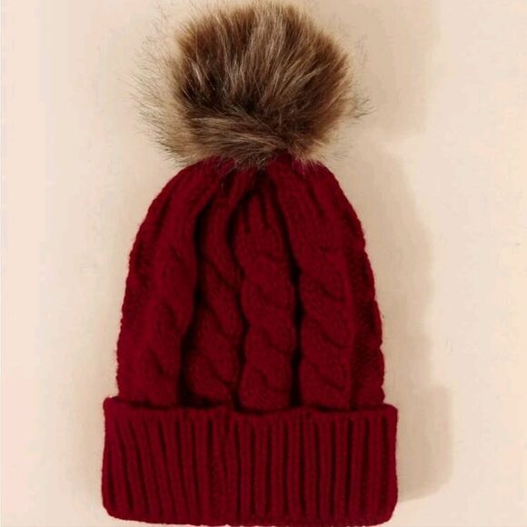 Pom Pom Beanie  - Picture 3 of 6